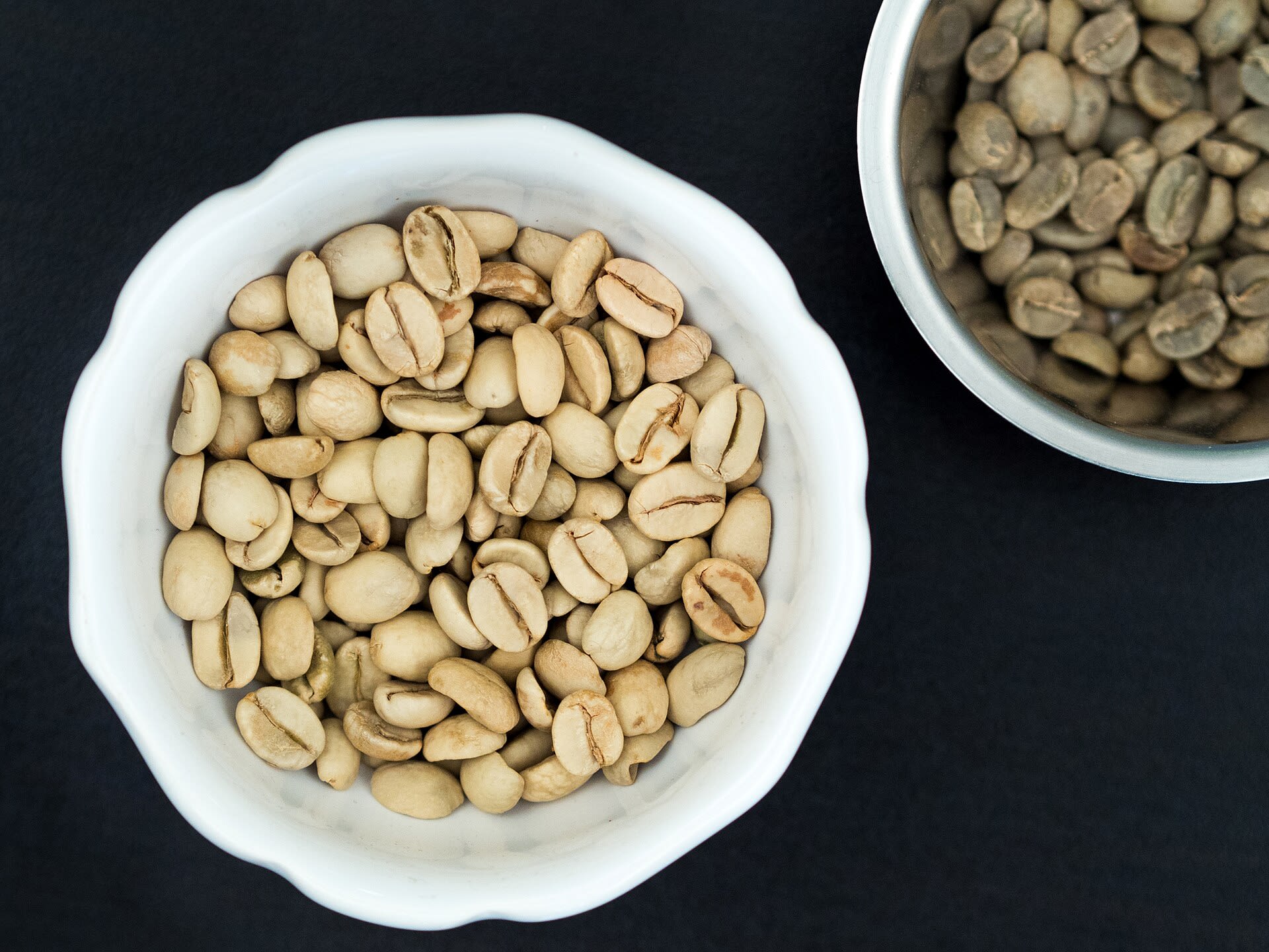 Bowls of green beans