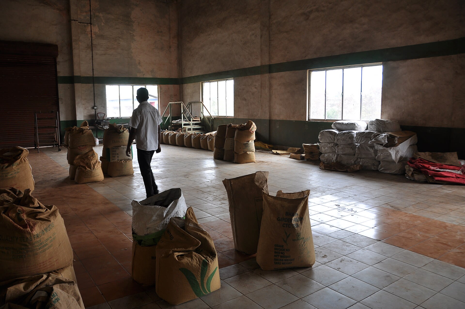 Bulk coffee warehouse