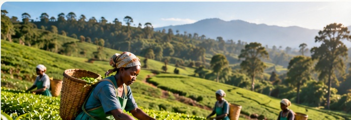 Tea and botanicals from agricultural growing regions